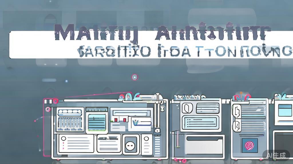 "High-quality business illustration regarding marketing automation tools, minimalist design"