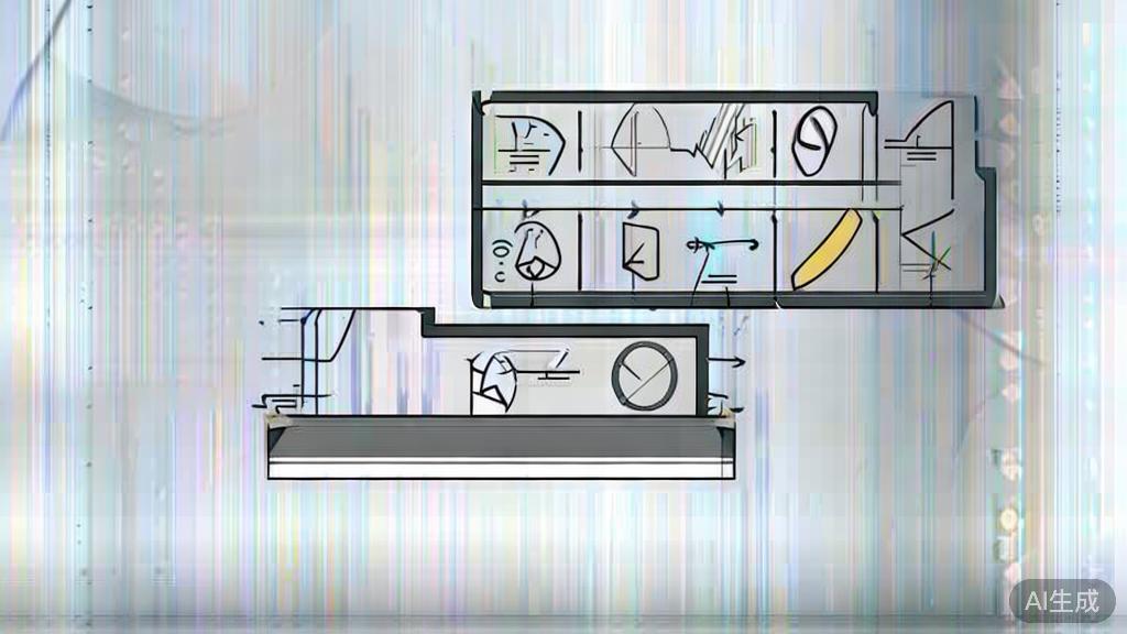 High-quality business illustration regarding competitive analysis, minimal flat design