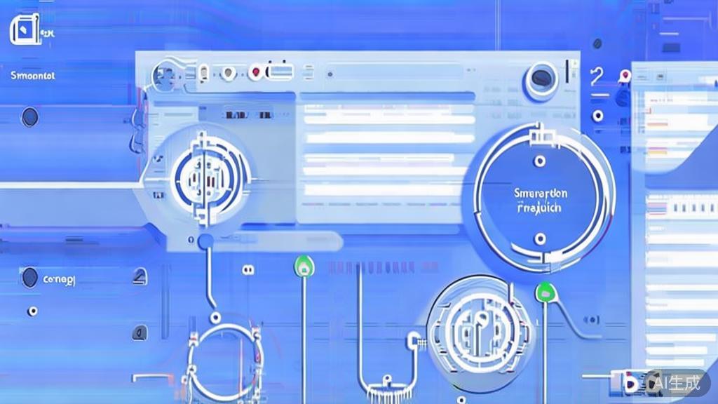 Flat vector illustration of resource evaluation for startup projects, dashboard style, soft blue gradient