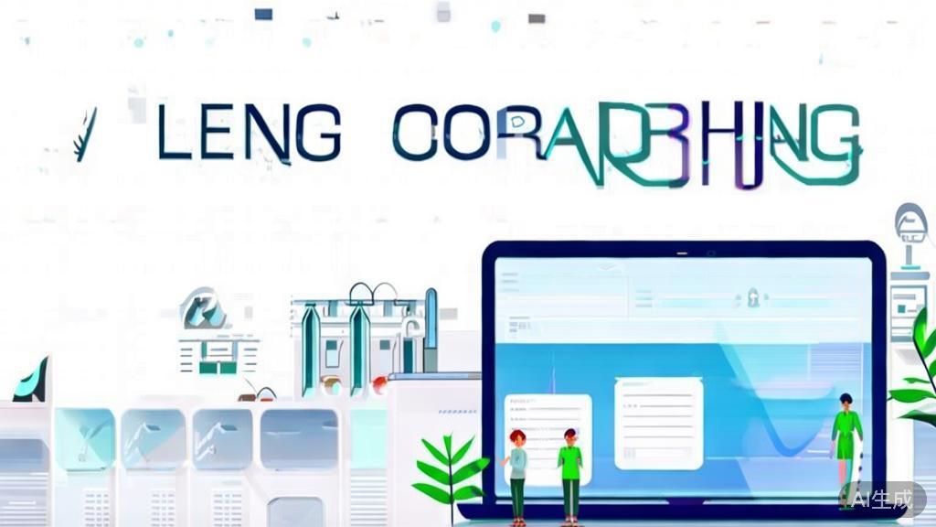 High-quality business illustration regarding online learning resources, minimal flat design