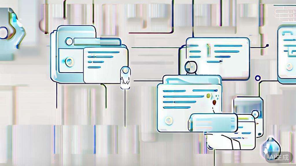 "High-quality business illustration regarding conversational AI in customer service, minimal flat design"