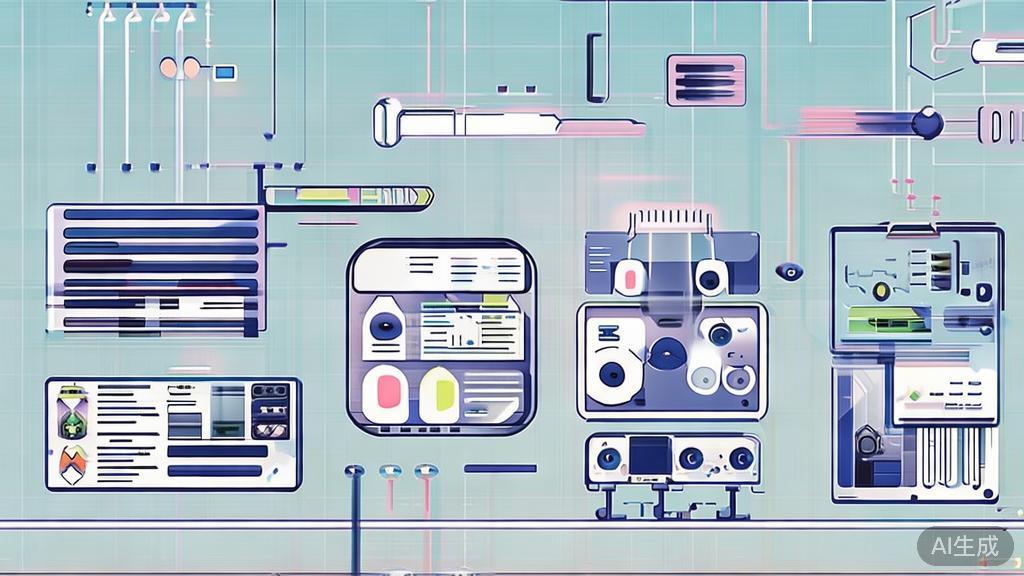 "Flat vector illustration depicting future AI trends for startups, high quality"