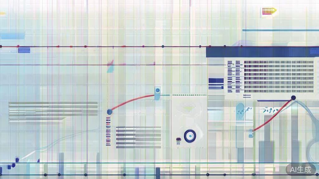 High-quality business illustration regarding market analysis, minimal flat design