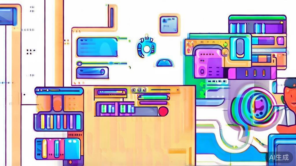 "Illustration showing copyright awareness in digital art creation, flat design"