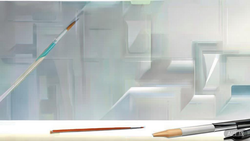 High-quality business illustration depicting traditional drawing tools, minimal flat design