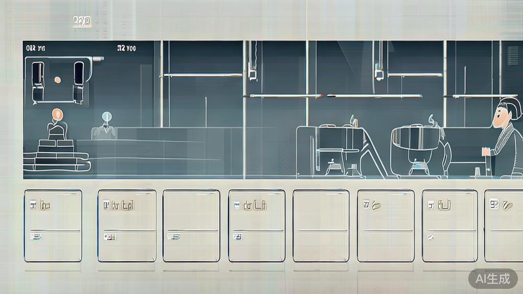 High-quality business illustration about troubleshooting common issues in Qwen-Image-2.0, minimal flat design