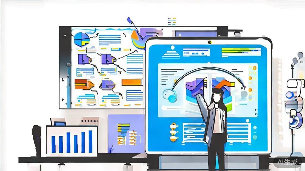 High-quality business illustration regarding business planning, minimal flat design