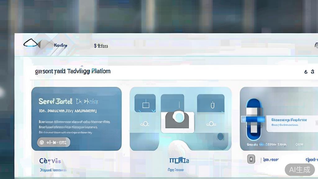High-quality image of a second-hand trading platform interface, minimal flat design