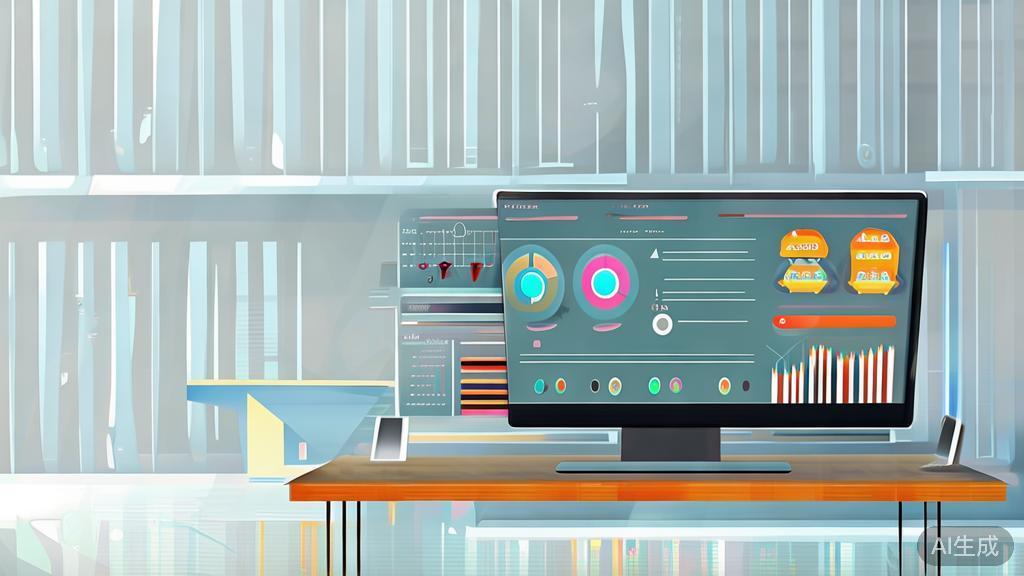 High-quality business illustration regarding data analysis, minimal flat design