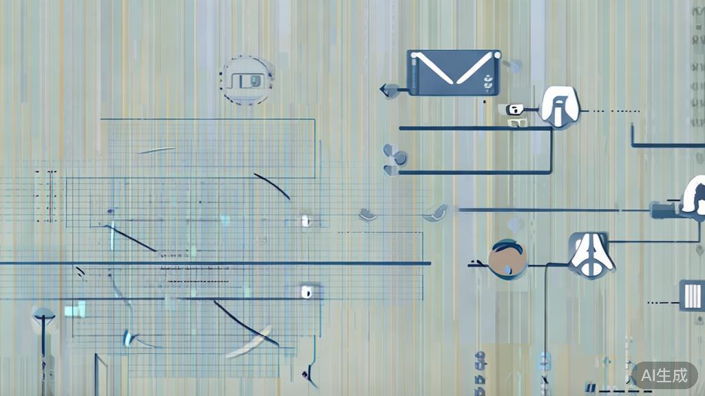 "High-quality business illustration regarding online scam detection, minimal flat design"