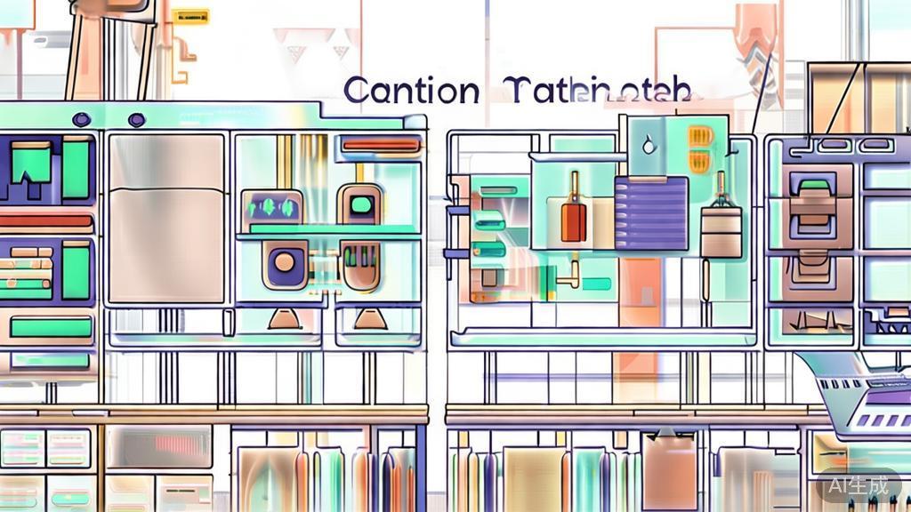 High-quality business illustration regarding the comparison of AI and traditional content creation, minimal flat design