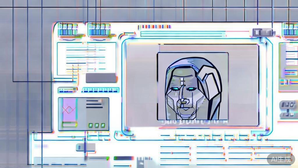 "High-quality business illustration regarding AI in short video, minimal flat design"