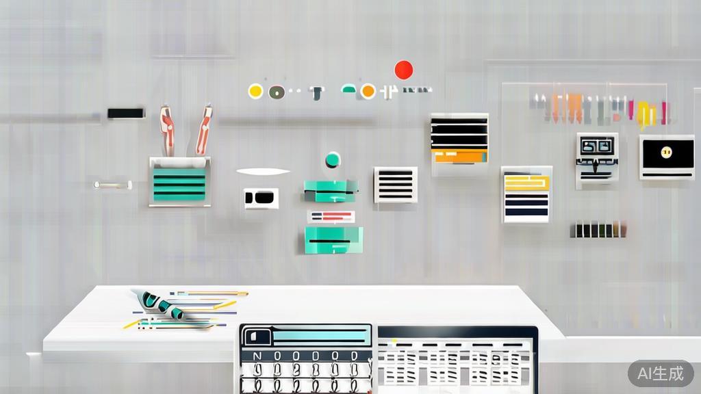 High-quality business illustration regarding content creation, minimal flat design