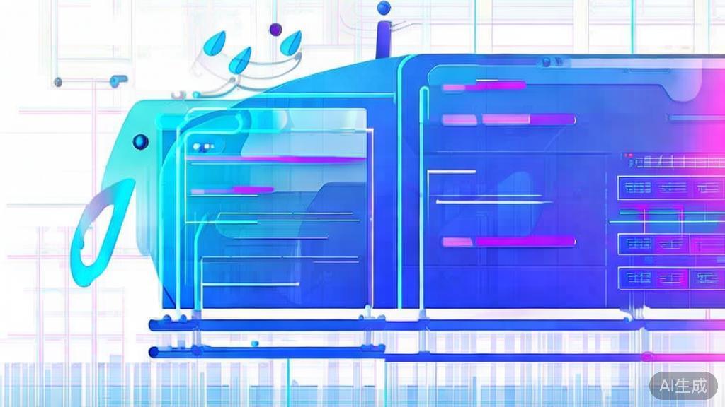 "Flat vector illustration showing the video editing process, including cutting, sound design, and effects, soft blue gradient"