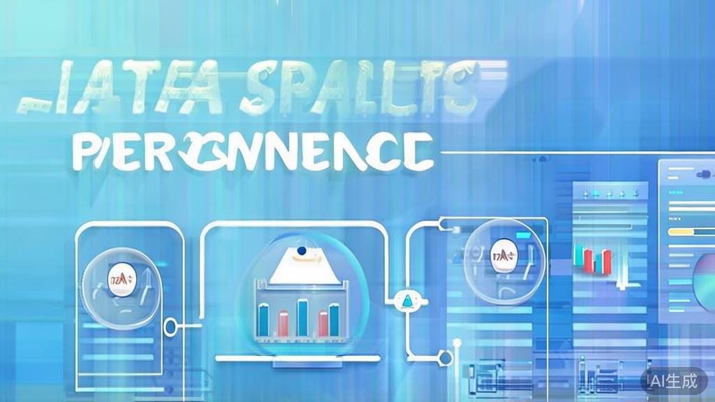 "Flat vector illustration of data analytics for video performance, corporate style, soft blue gradient"