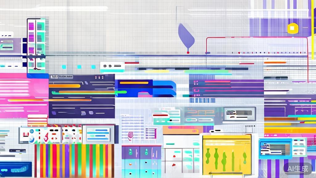 High-quality business illustration about successful AI painting startups, minimal flat design