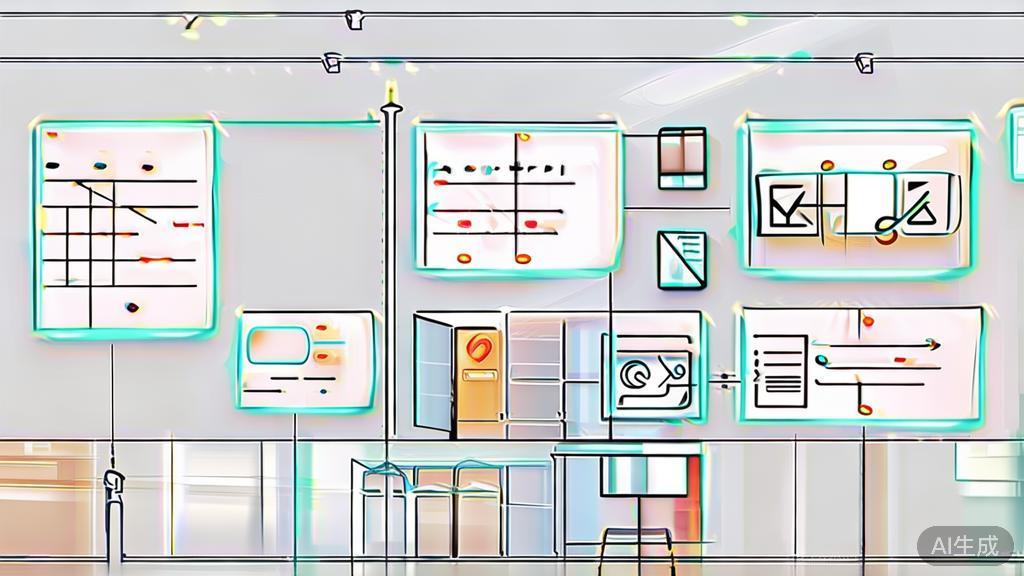 "High-quality business illustration regarding AI startup business model, minimal flat design"