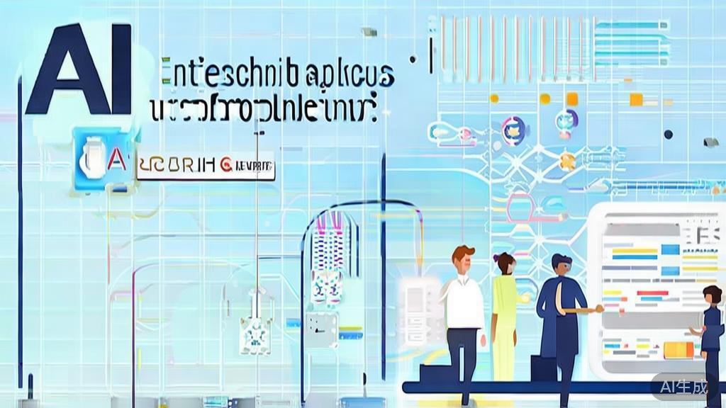 "High-quality business illustration regarding Entrepreneurial Opportunities in AI, minimal flat design"