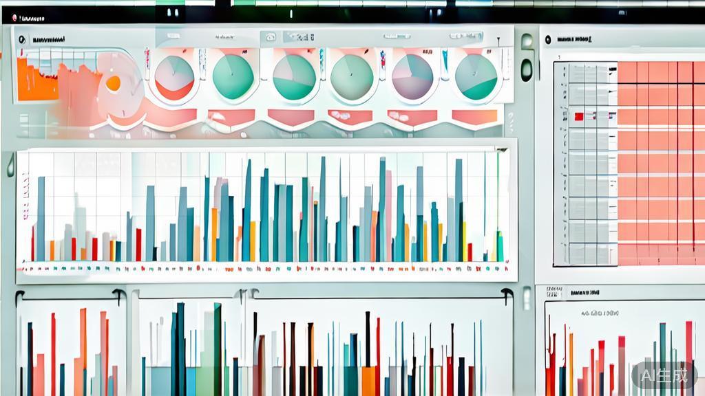 "Business analytics dashboard illustrating data-driven decision making, minimal flat design, high quality"