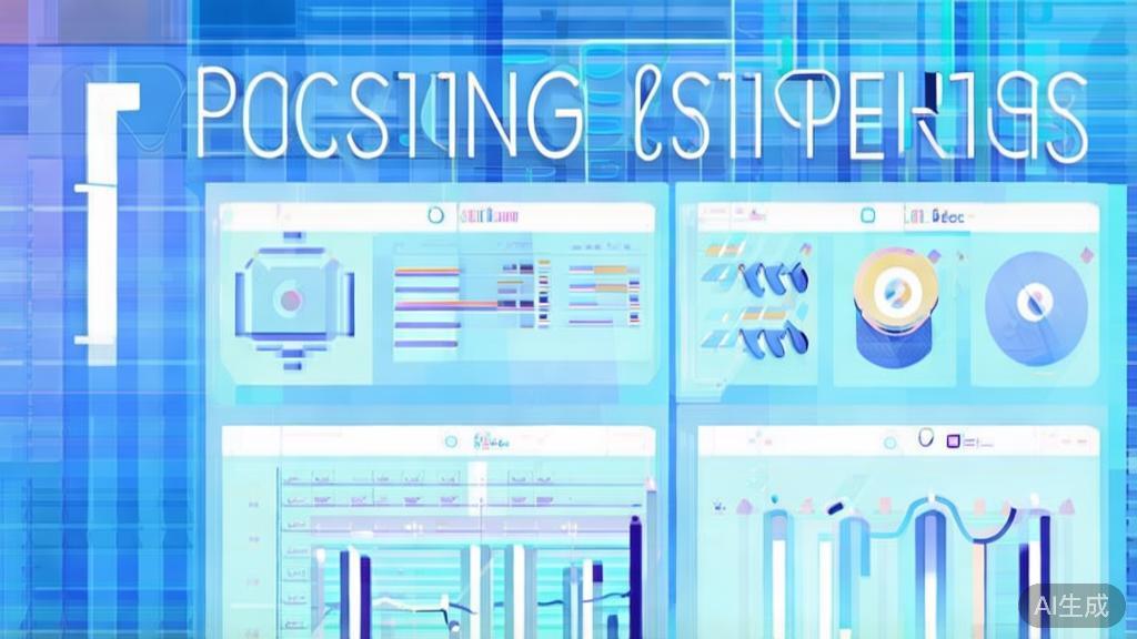 Flat vector illustration of comparing positioning strategies, dashboard style, soft blue gradient