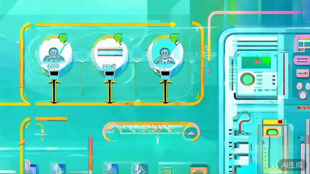 Flat vector illustration of tech decision-making process, highlighting user testing and prototyping, dashboard style, soft blue gradient
