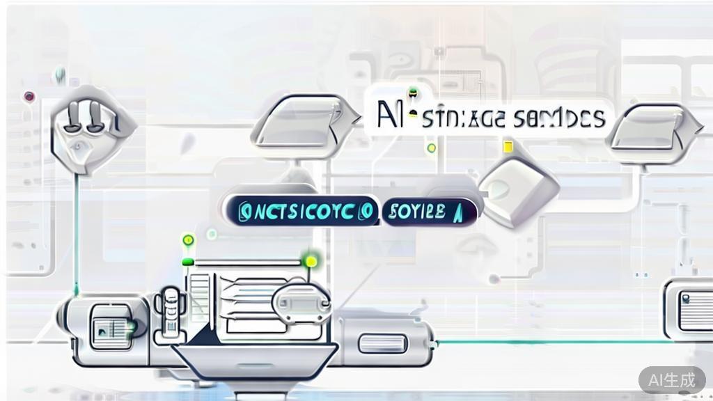 High-quality business illustration regarding cost efficiency in AI services, minimal flat design