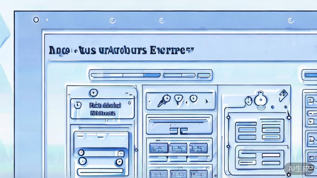 Flat vector illustration of niche markets for entrepreneurs, dashboard style, soft blue gradient
