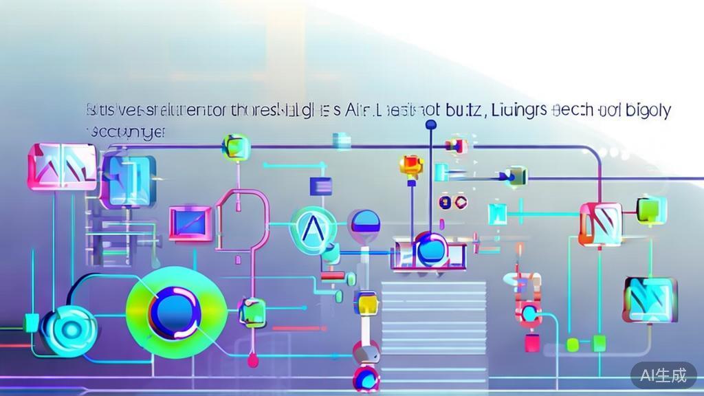 "High-quality business illustration regarding technology trends in AI, minimal flat design"