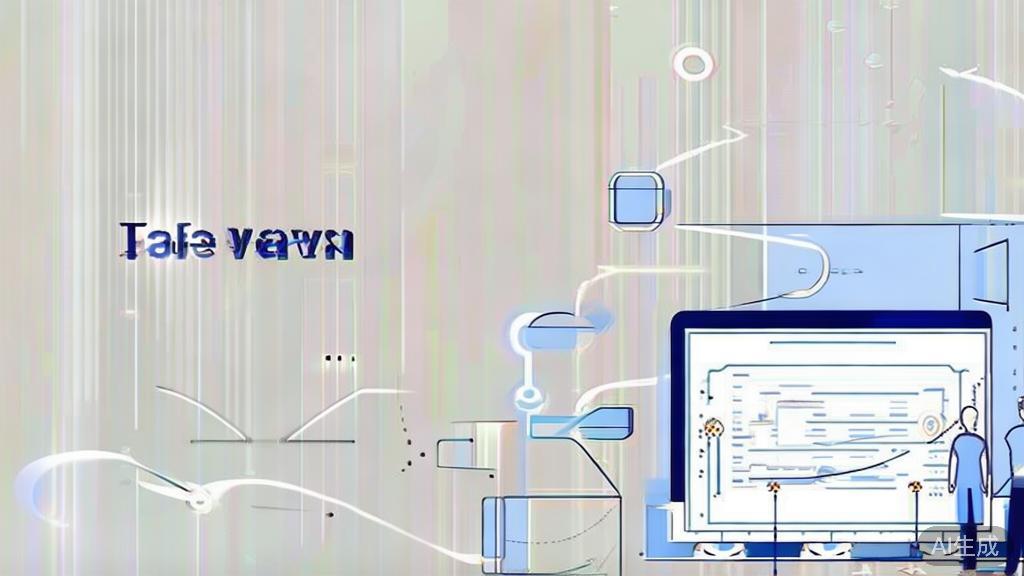 High-quality business illustration regarding AI model training, minimal flat design