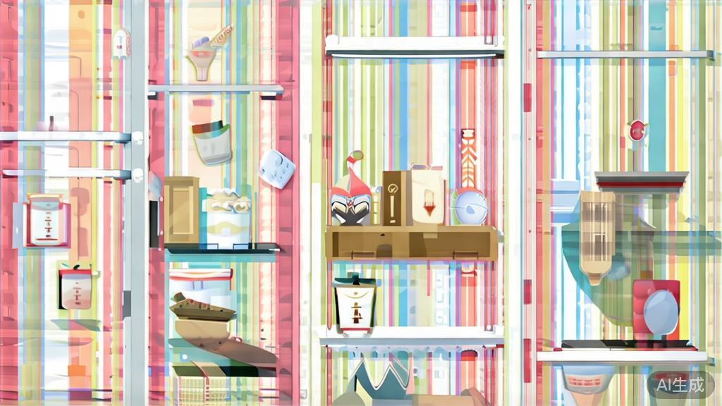 High-quality business illustration regarding a handmade crafts business, minimal flat design