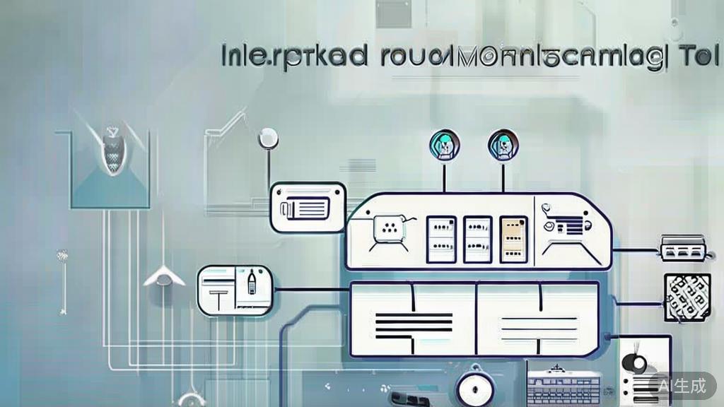 "High-quality business illustration regarding integrated project management tool with other softwares, minimal flat design"
