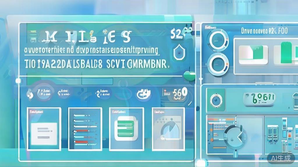 Flat vector illustration of market opportunities in sustainable development, dashboard style, soft blue gradient