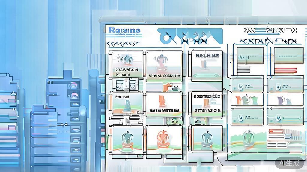 Flat vector illustration of traditional recruitment process, dashboard style, soft blue gradient