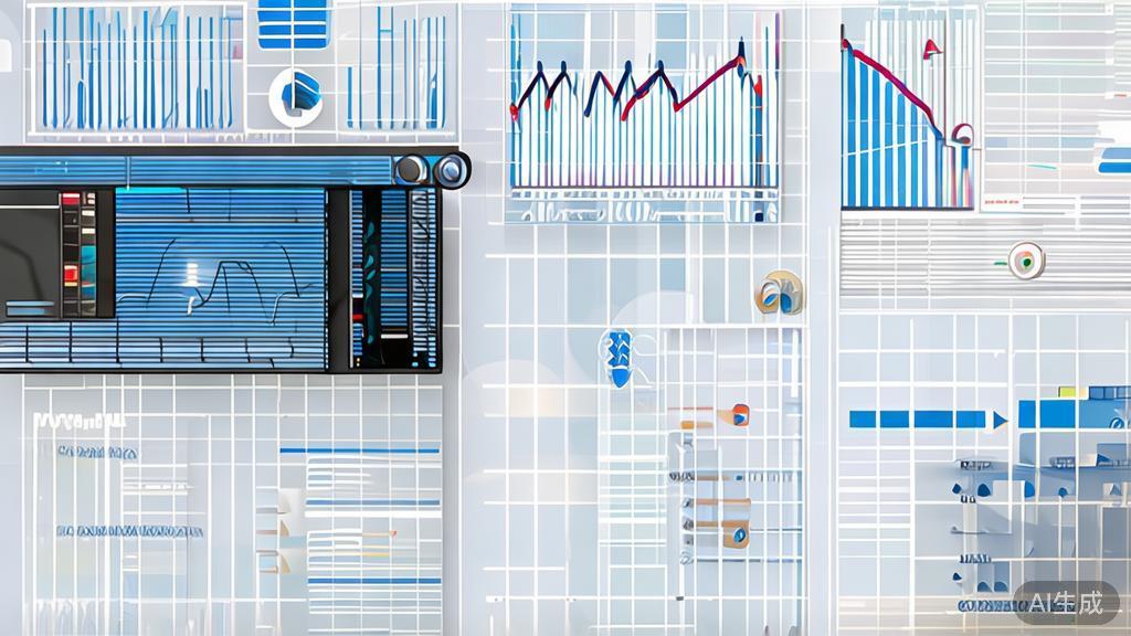 "High-quality business illustration regarding data analysis tools, minimal flat design"