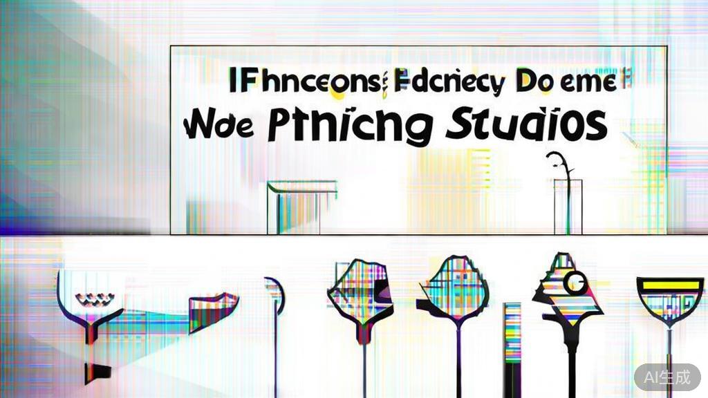 High-quality business illustration of emerging niches for small studios, minimal flat design