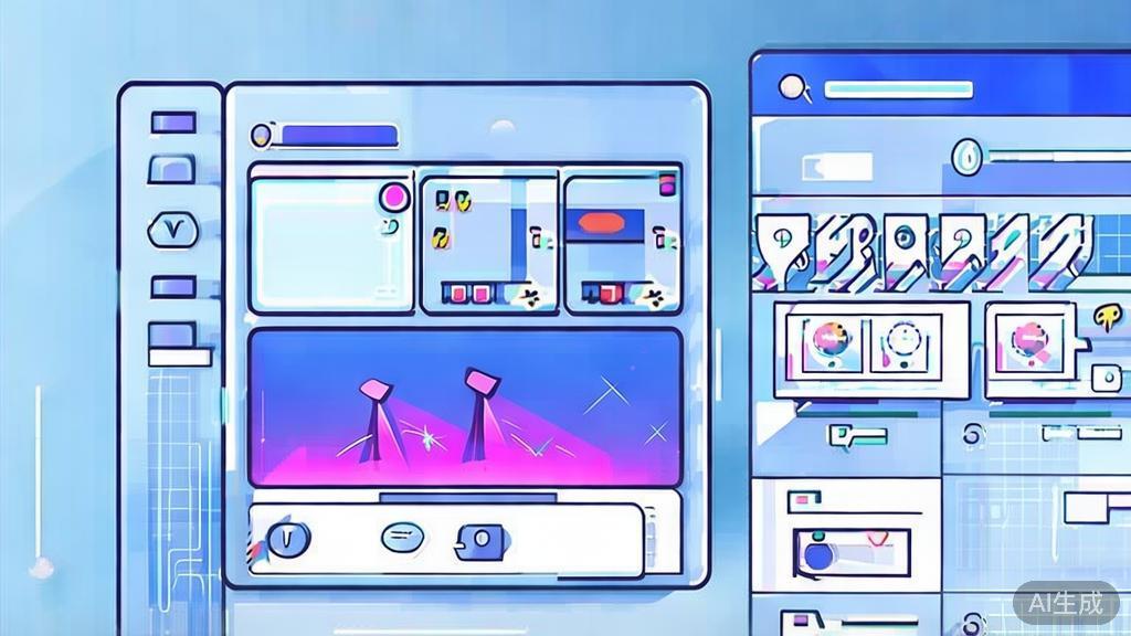 Flat vector illustration comparing short videos and live streaming, dashboard style, soft blue gradient