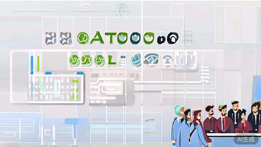 High-quality business illustration regarding evaluating AI tools, minimal flat design