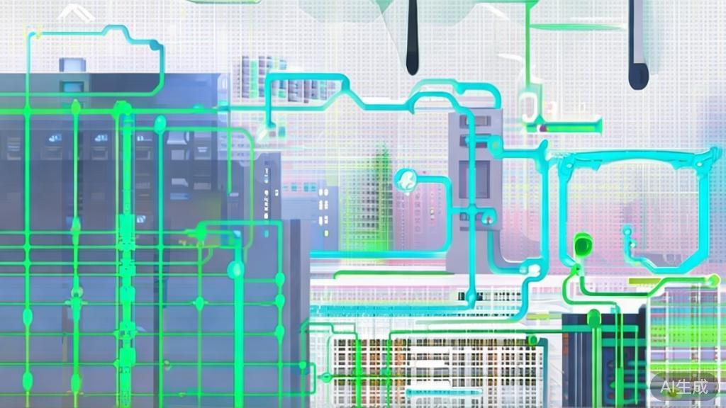 High-quality business illustration regarding AI trends, minimal flat design