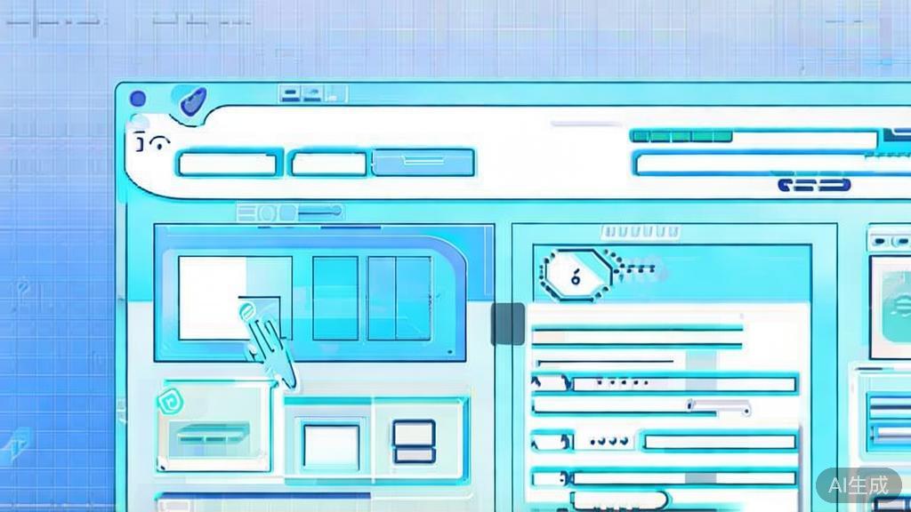 Flat vector illustration of content creation for social media, dashboard style, soft blue gradient