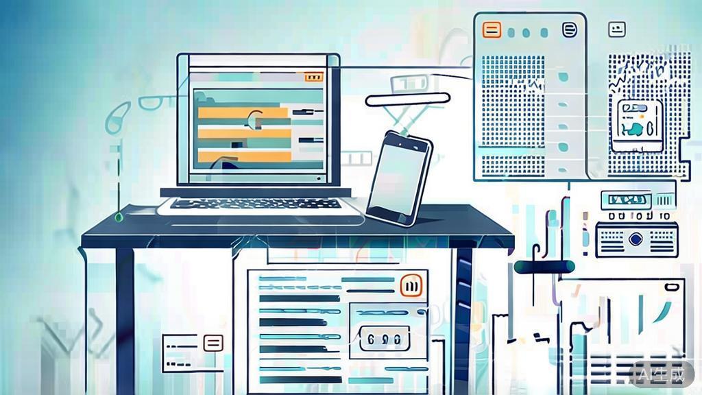 High-quality business illustration regarding data analysis for social media, minimal flat design