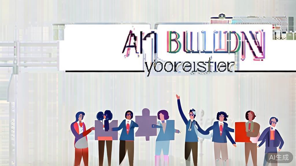 "High-quality business illustration regarding team building, minimal flat design"