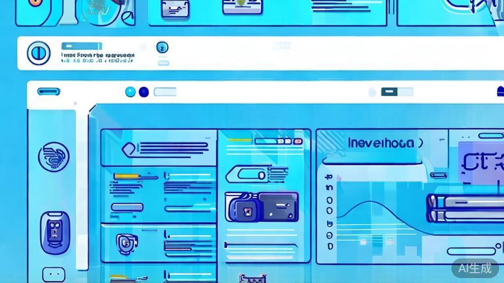 Flat vector illustration of market research in video content creation, dashboard style, soft blue gradient