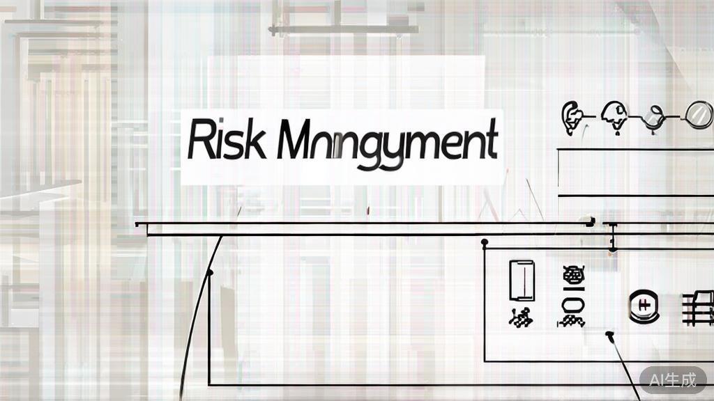 "High-quality business illustration regarding risk management in video investment, minimal flat design"
