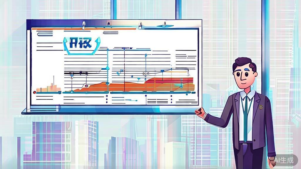 "Flat vector illustration of a consultant providing tax advice, corporate style"