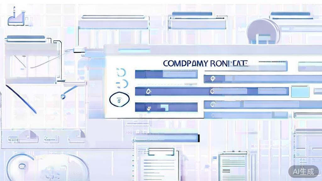 "High-quality business illustration regarding company name registration, minimal flat design"