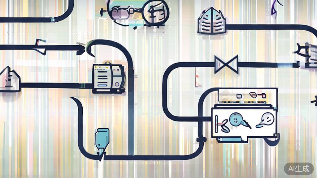 "High-quality illustration showing feedback mechanisms in content creation, corporate style"