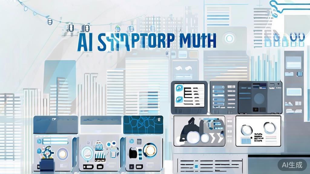 High-quality illustration regarding market research for AI startups, minimal flat design