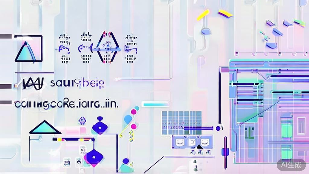 "High-quality business illustration regarding competitive advantage in AI startups, minimal flat design"