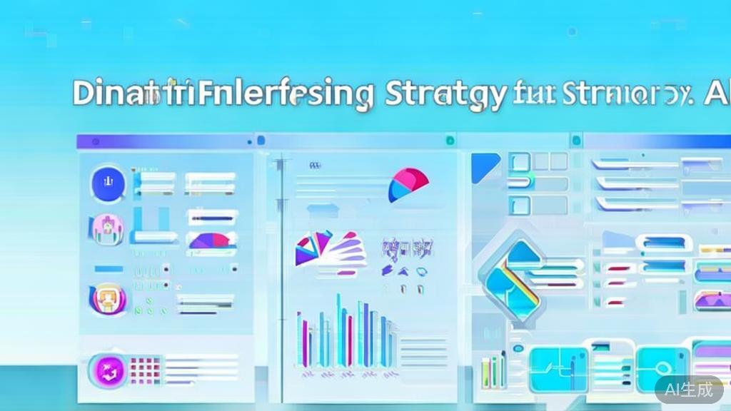 Flat vector illustration highlighting flexibility in fundraising strategies for AI startups, dashboard style, soft blue gradient