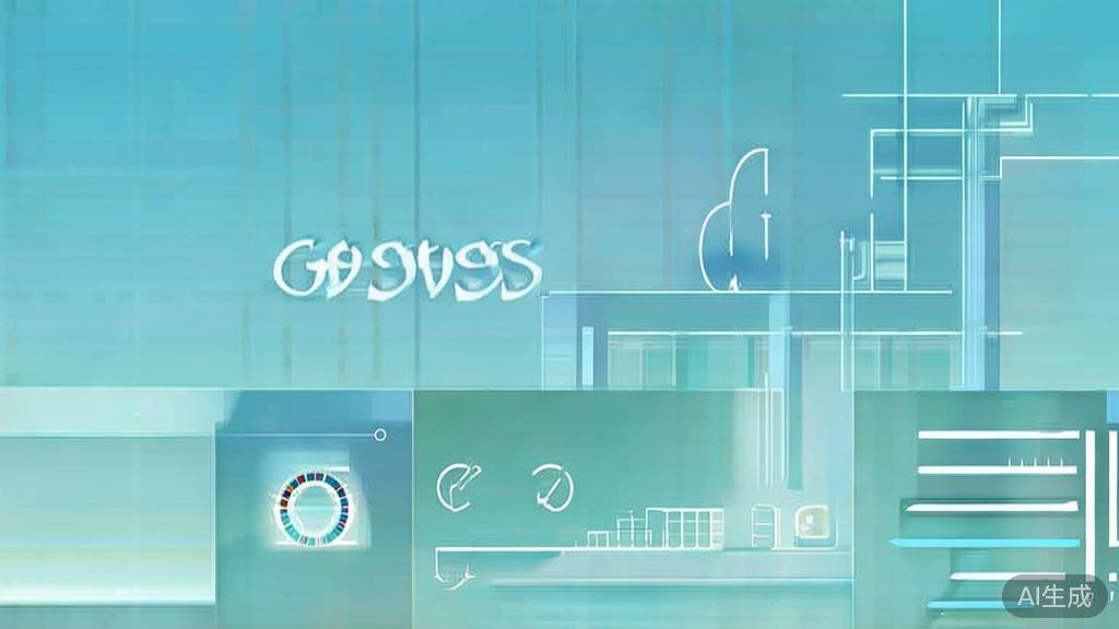 Flat vector illustration of business goals setting, dashboard style, soft blue gradient